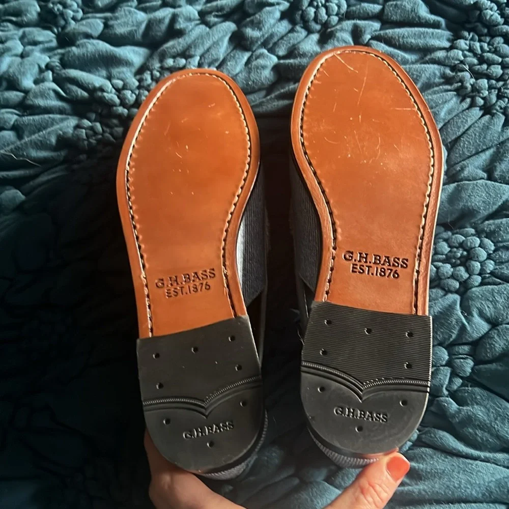New  Anthropologie x GH Bass Whitney loafers 7.5